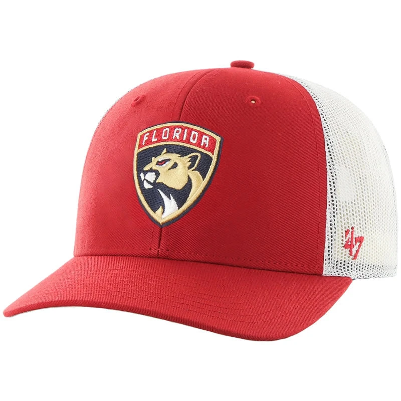 47 Brand Florida Panthers Trucker Hat '47 BRAND 47 Brand Florida Panthers Trucker Hat -Hockey Shop 47 Brand Florida Panthers Trucker Hat