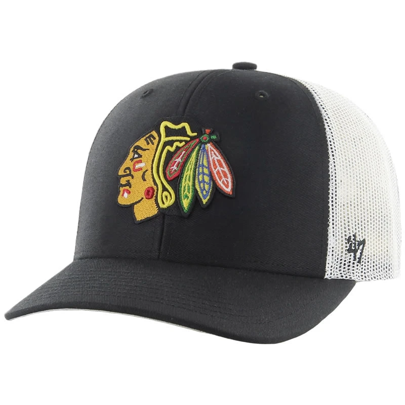 47 Brand Chicago Blackhawks Trucker Hat '47 BRAND 47 Brand Chicago Blackhawks Trucker Hat -Hockey Shop 47 brand chicago blackhawks trucker hat