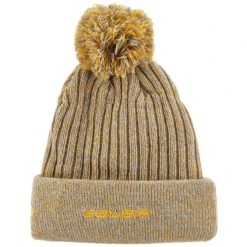 Bauer New Era Team Marl Pom Knit Gold Beanie