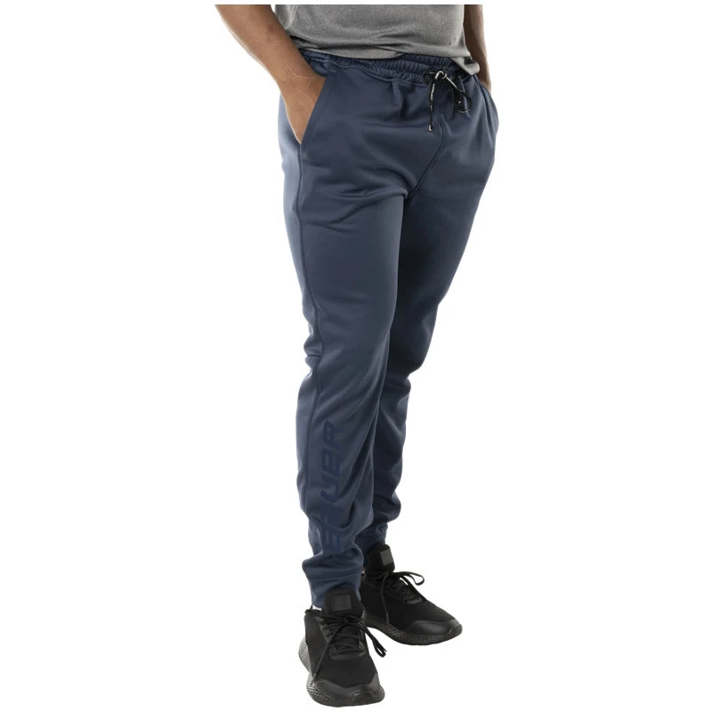 Bauer Team Fleece Navy Jogger Bauer Team Fleece Navy Jogger -Hockey Shop Bauer Team Fleece Jogger Navy