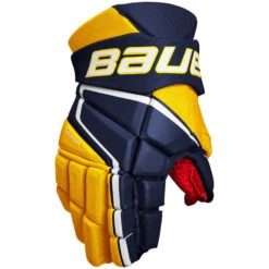 Bauer Vapor 3X Gloves - INTERMEDIATE -Hockey Shop Bauer Vapor 3X Gloves NavyGold