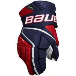 Bauer Vapor HyperLite Gloves - SENIOR -Hockey Shop Bauer Vapor HyperLite Gloves Navy Red White