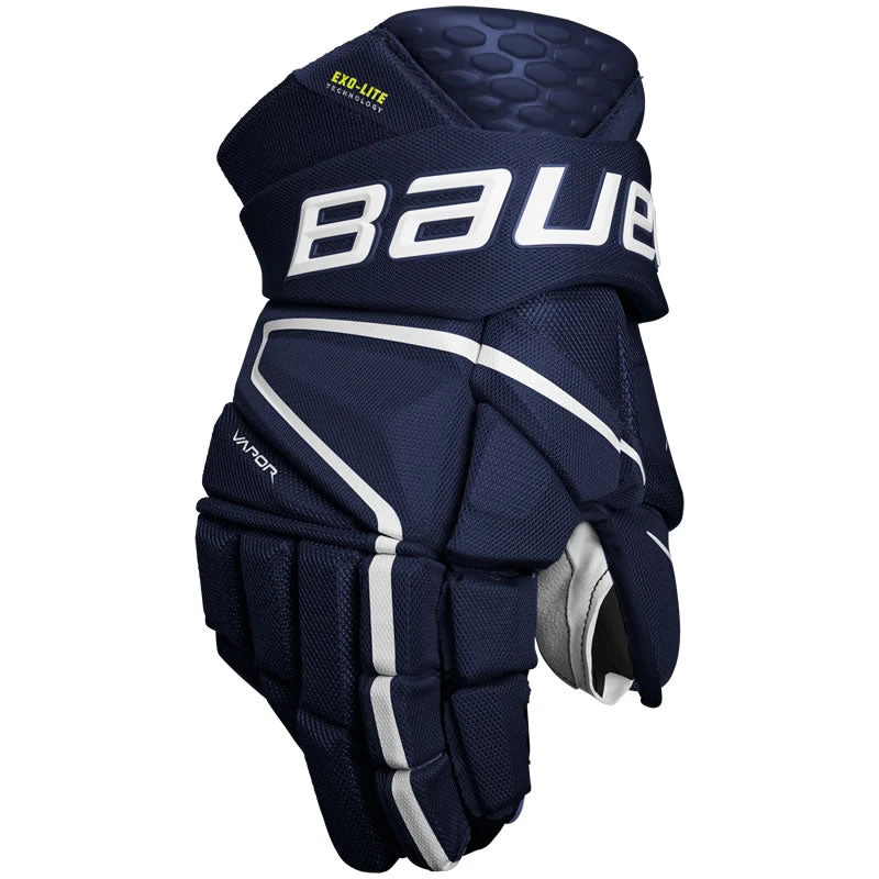 Bauer Vapor HyperLite Gloves - INTERMEDIATE Bauer Vapor HyperLite Gloves - INTERMEDIATE -Hockey Shop Bauer Vapor HyperLite Gloves Navy