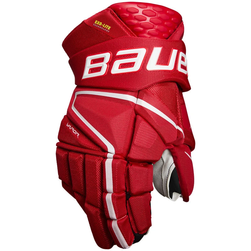 Bauer Vapor HyperLite Gloves - INTERMEDIATE Bauer Vapor HyperLite Gloves - INTERMEDIATE -Hockey Shop Bauer Vapor HyperLite Gloves Red