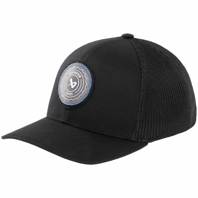 Bauer x TravisMathew BA Patch Black Snapback Hat Bauer X TravisMathew BA Patch Black Snapback Hat -Hockey Shop