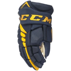 CCM JetSpeed FT4 Gloves - SENIOR -Hockey Shop CCM JetSpeed FT4 Gloves Navy Gold