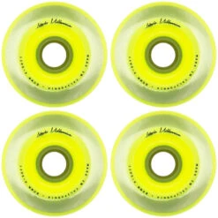 Labeda Millennium Yellow Inline Hockey Wheels (4 Pack)